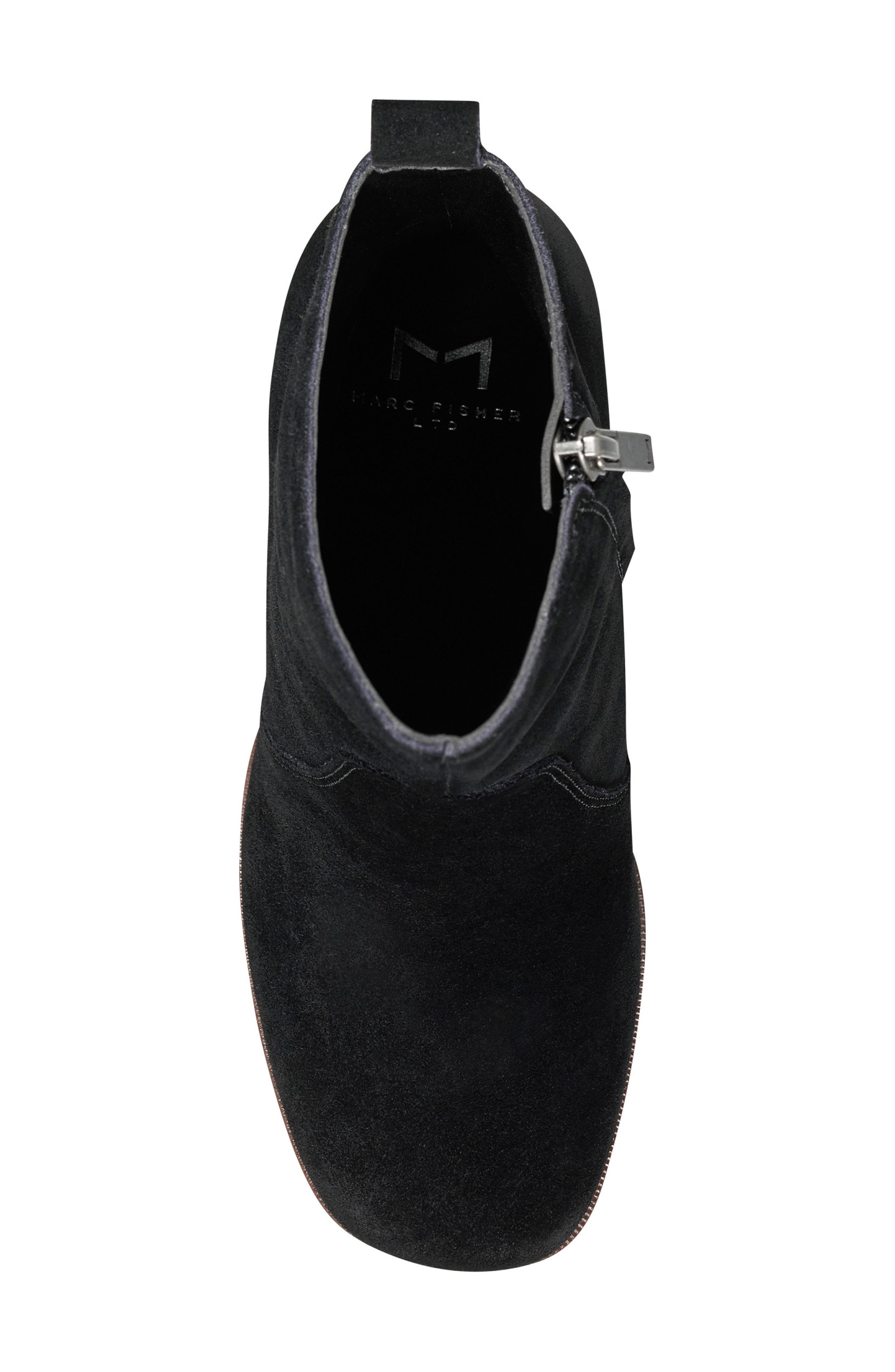 Marc Fisher LTD Marysa Block Heel Platform Bootie, Alternate, color, Black 002