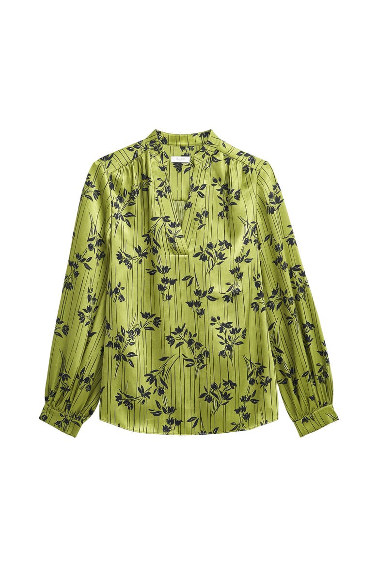 Fara Blouse, Alternate, color, Green Navy