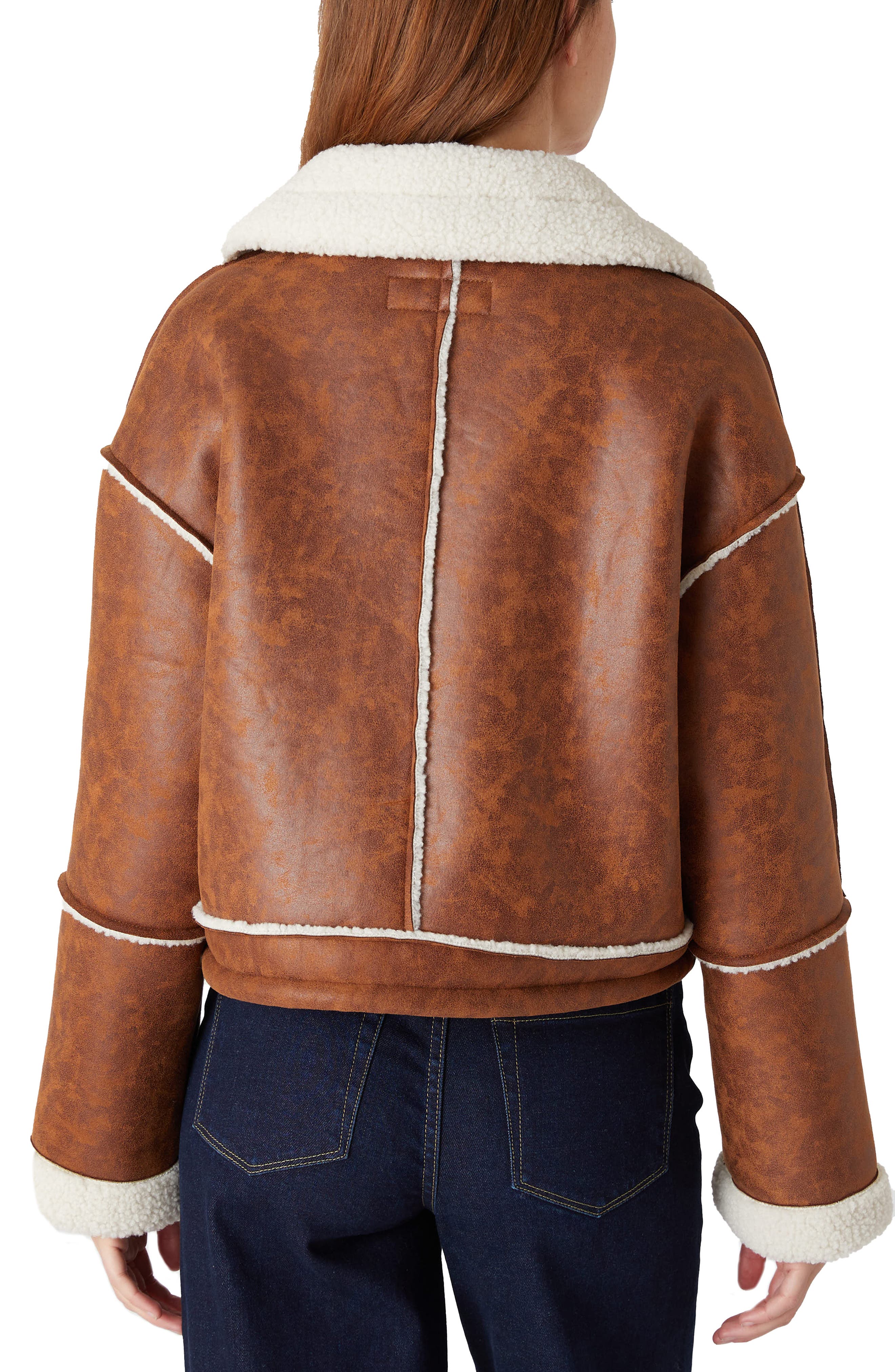 Faux Shearling Jacket - image 2