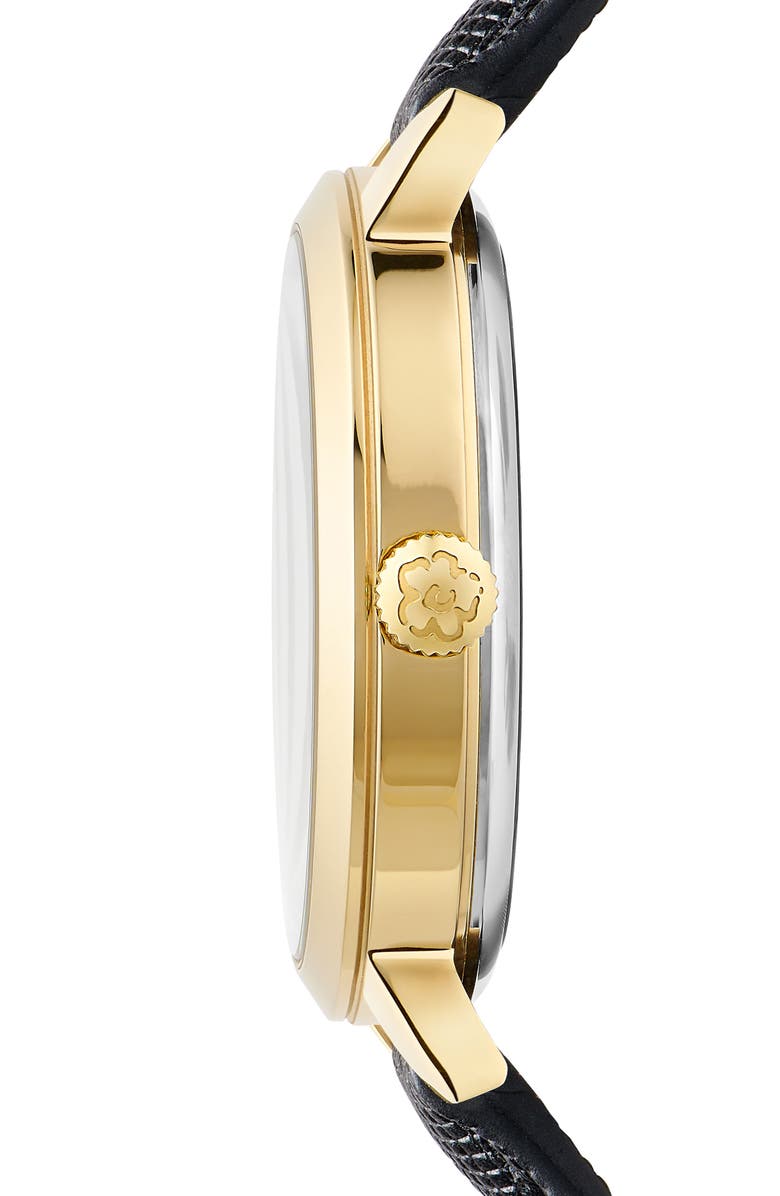 Ted Baker London Lilabel Leather Strap Watch, 36mm, Alternate, color, 