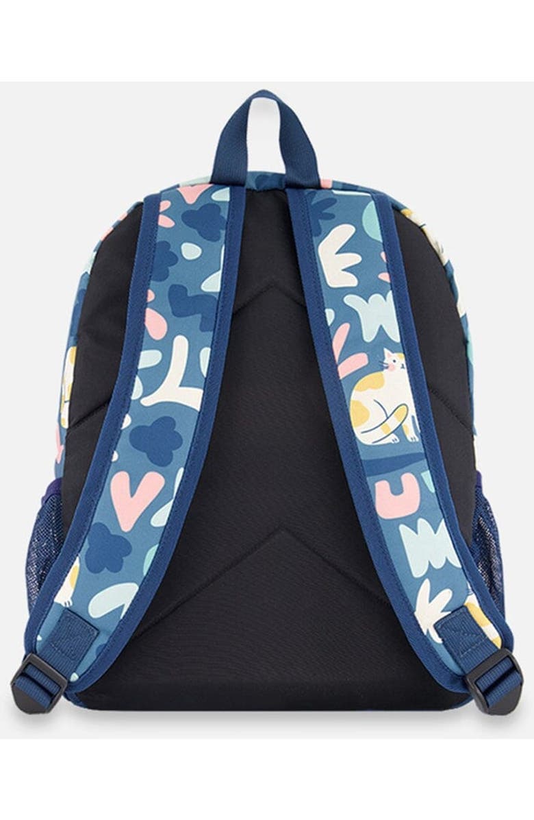 Deux par Deux Little Kids Backpack Cat, Alternate, color, Green