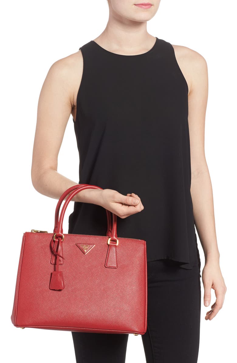 Prada Medium Galleria Saffiano Leather Tote, Alternate, color,
