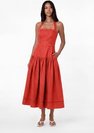 NICHOLAS Vivianne Linen Dress