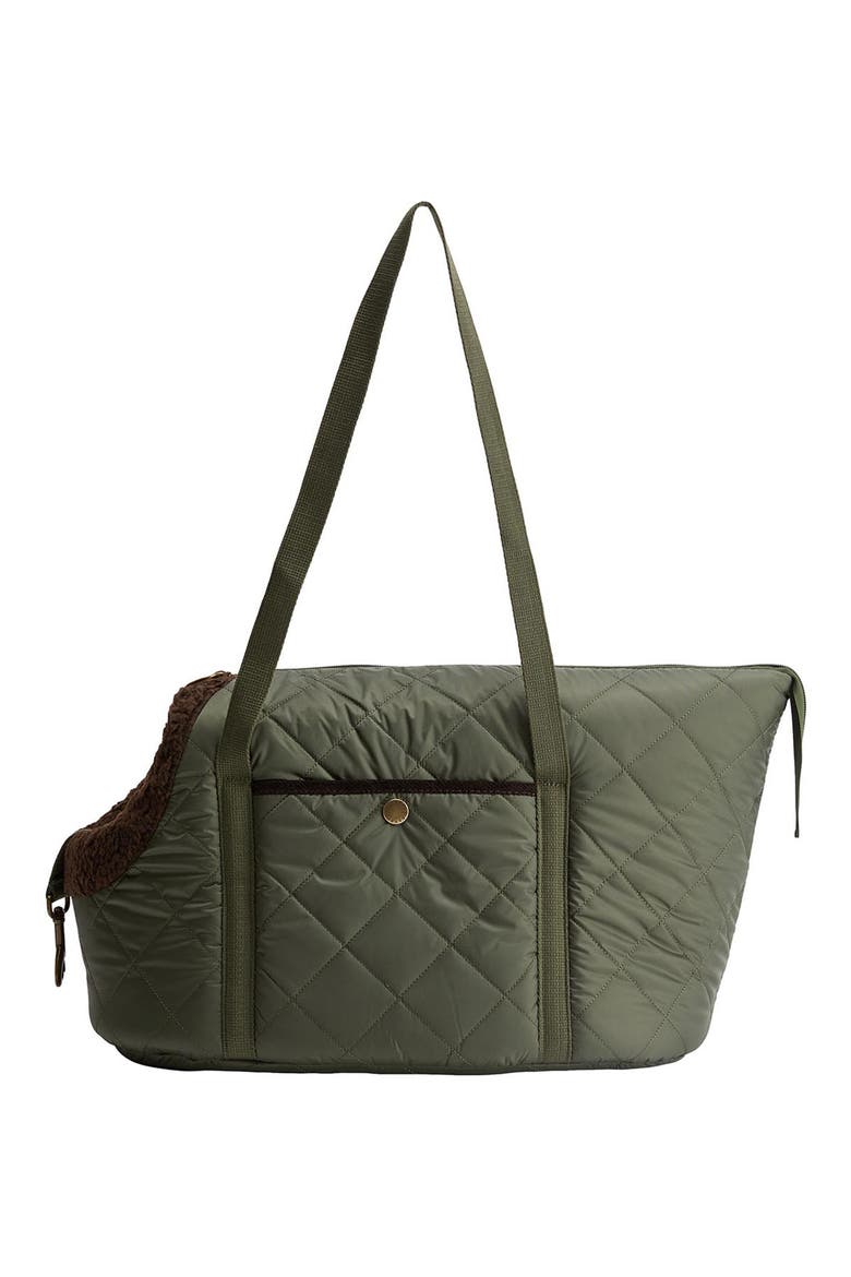 Quilted Pet Carrier, Alternate, color, OLIVE