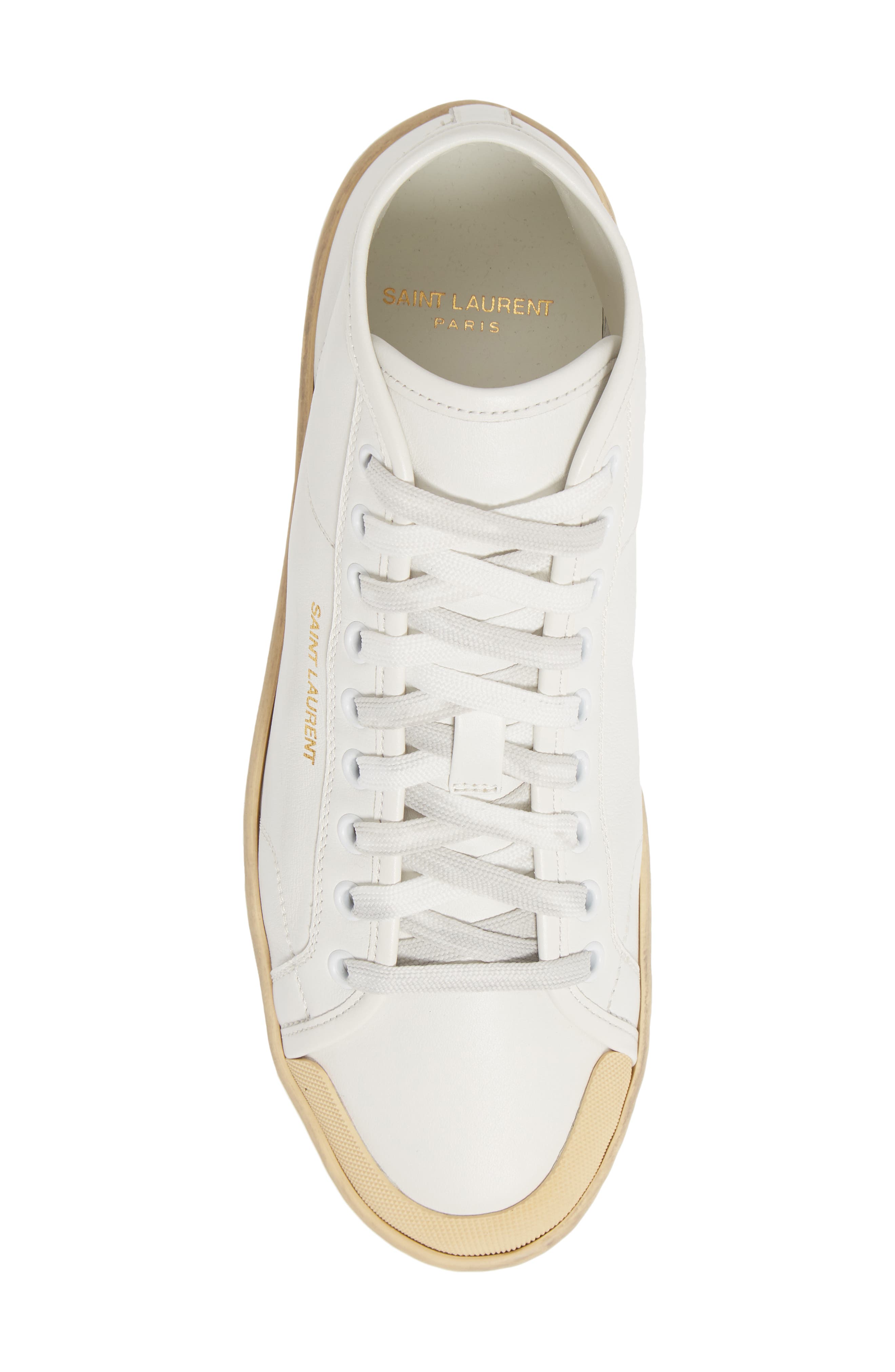 Saint Laurent Court Classic Mid Top Sneaker, Alternate, color, 