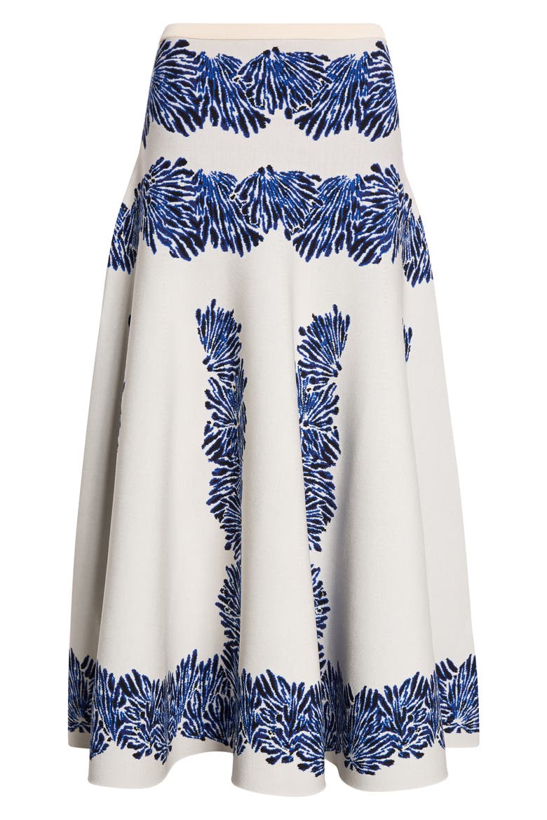 Alessia Jacquard Skirt, Alternate, color, OCEAN