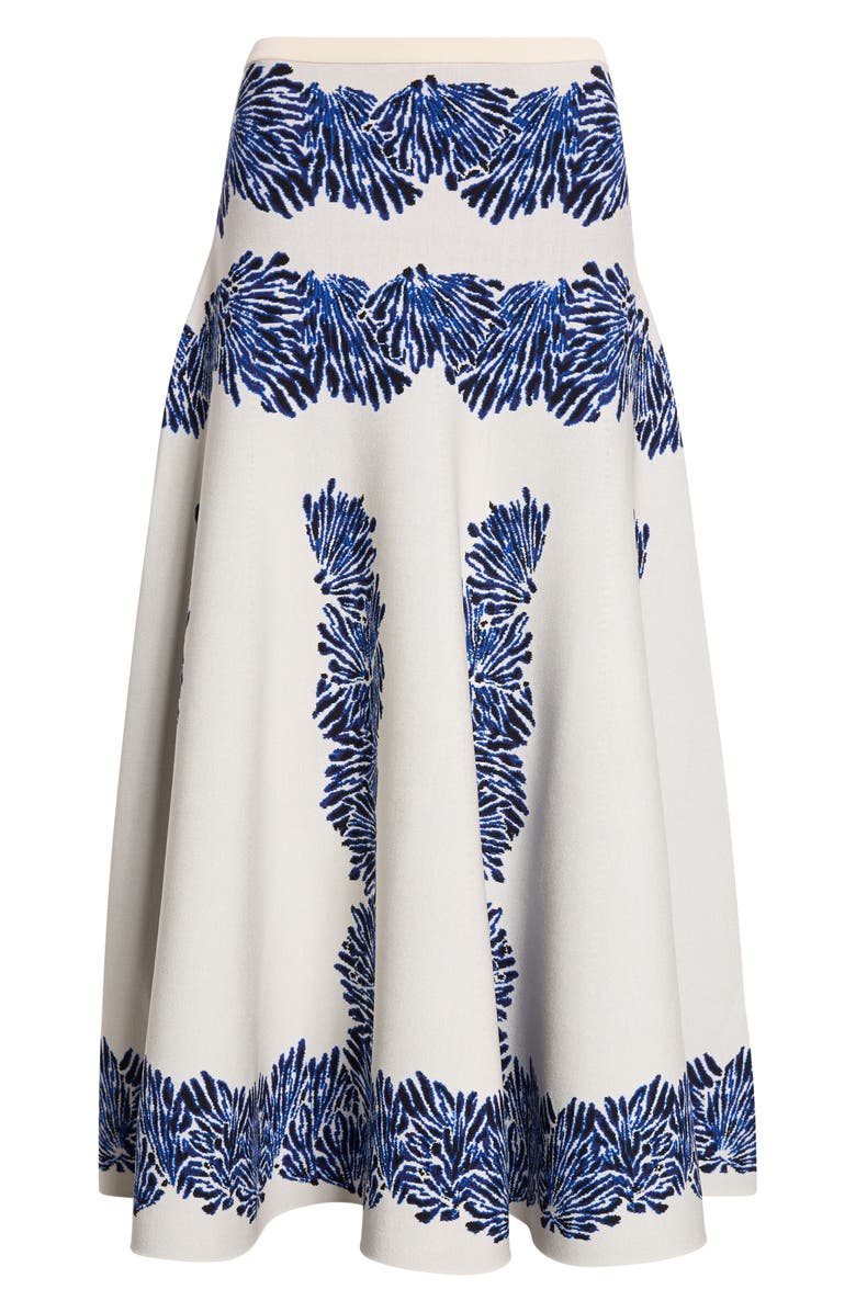 Ulla Johnson Alessia Jacquard Skirt, Main, color, Lapis