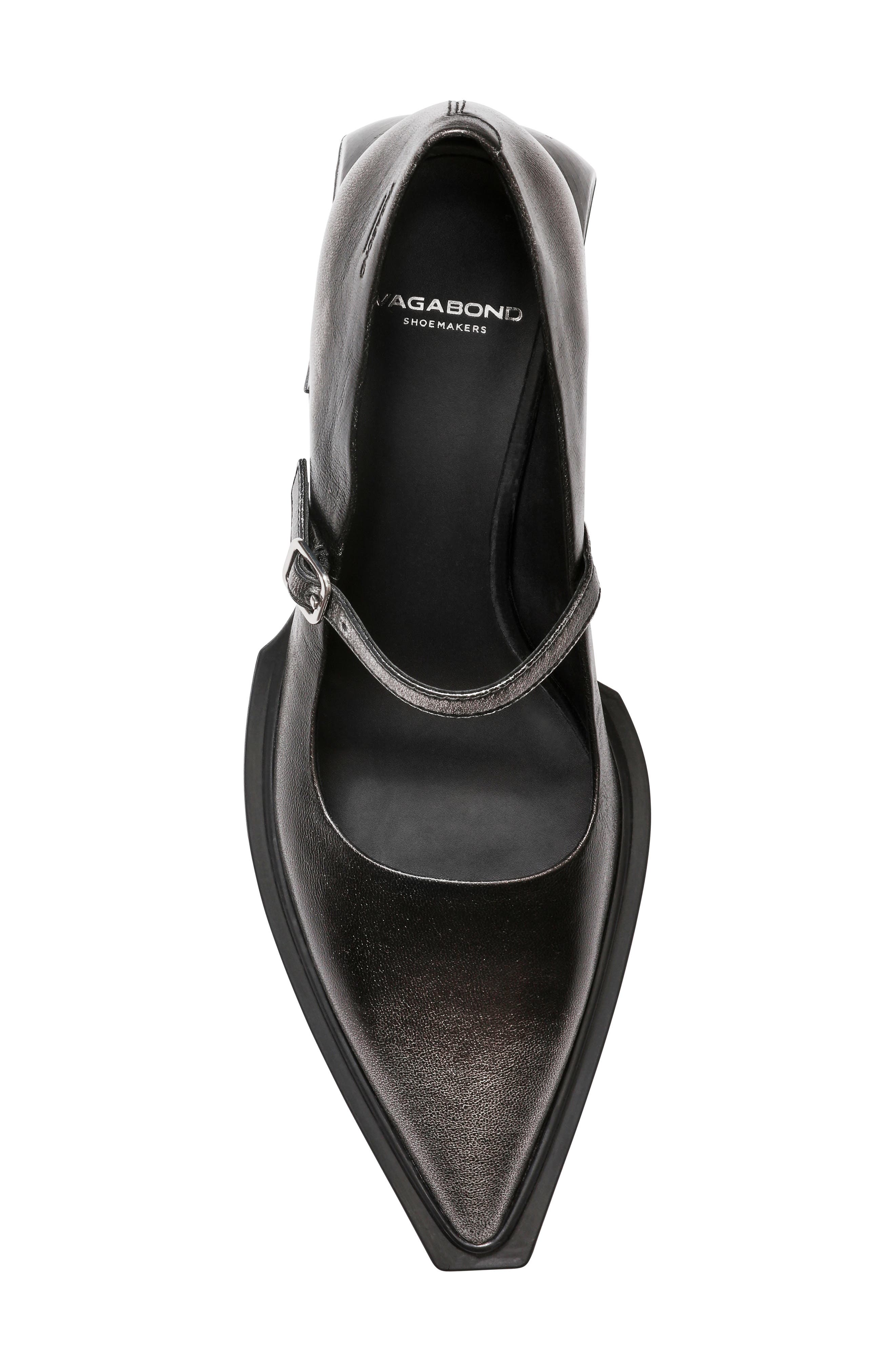 Vivian Pointed Toe Mary Jane Pump, Alternate, color, SILVER