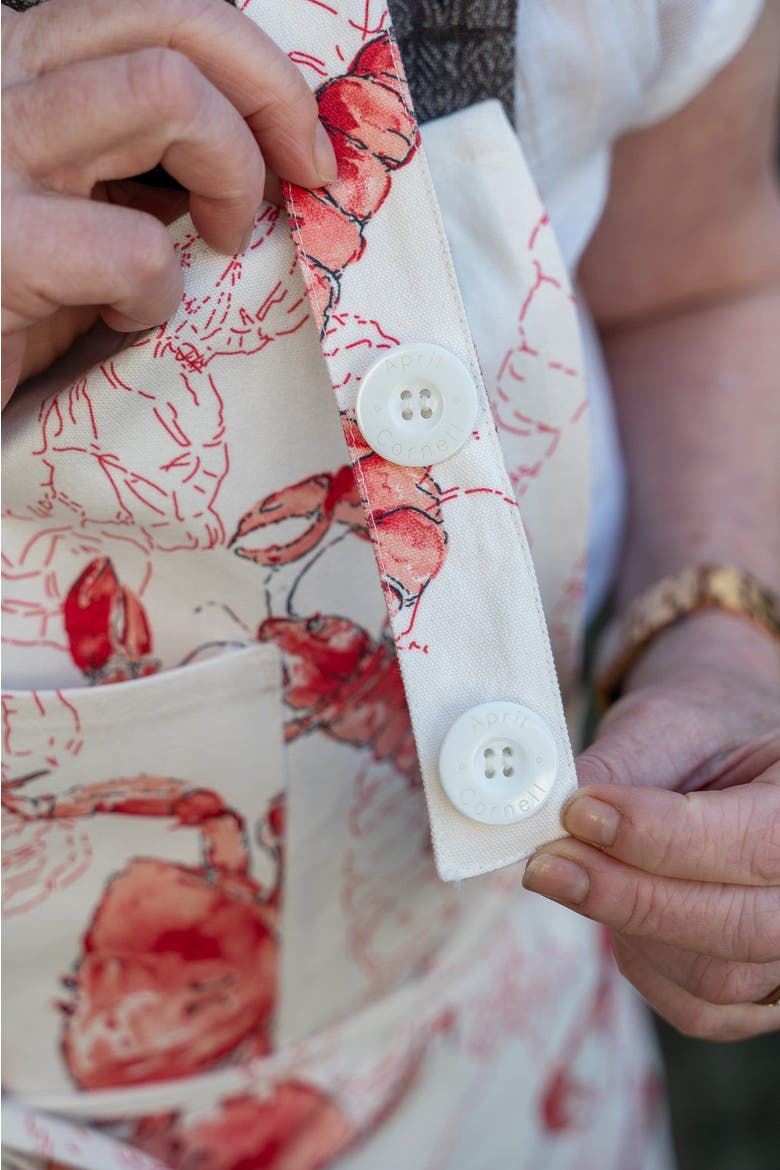 Feeling Crabby Chef Apron, Alternate, color, White