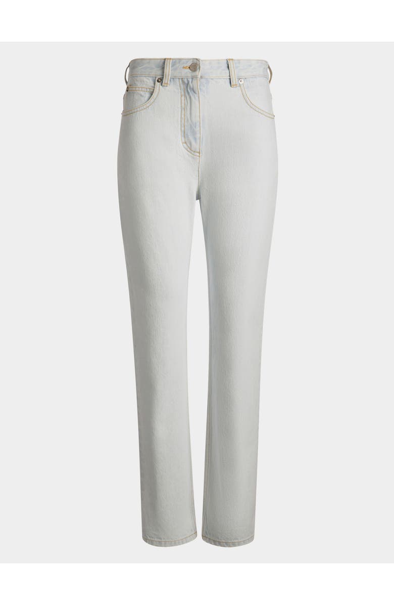 Bally Denim Pants in Cotton, Main, color, Blue