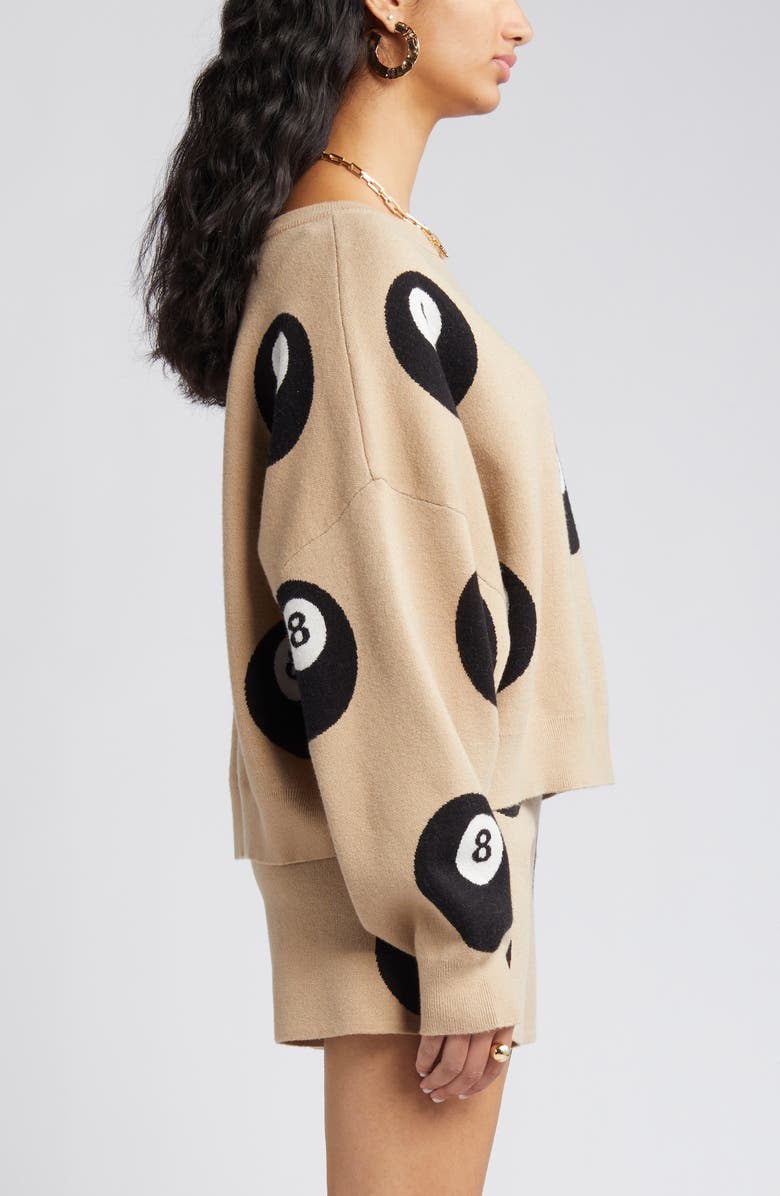 Dressed in Lala The Future Is Now Sweater & Shorts Set, Alternate, color, 