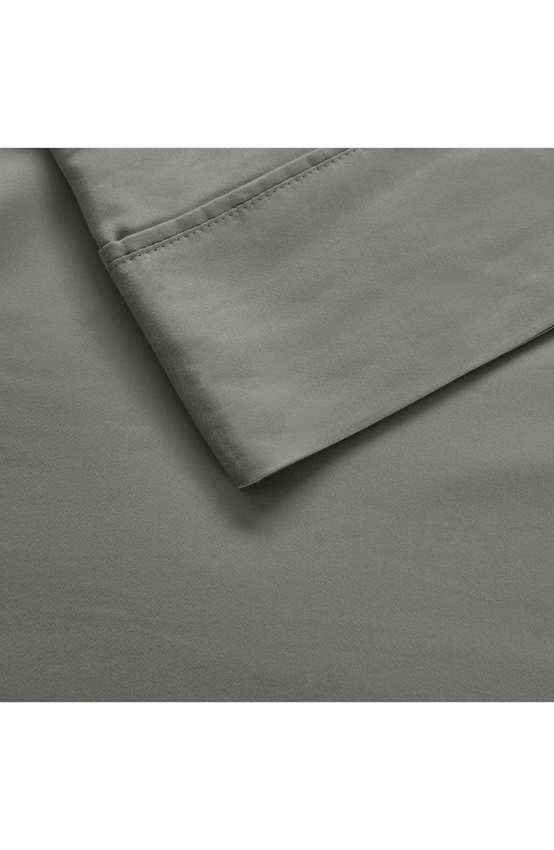 BEAUTYREST 1000 Thread Count Temperature Regulating Antimicrobial 4 Piece Sheet Set, Alternate, color, Charcoal