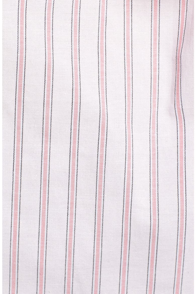 Gracie Off the Shoulder Top, Alternate, color, BLACK/ CORAL STRIPE
