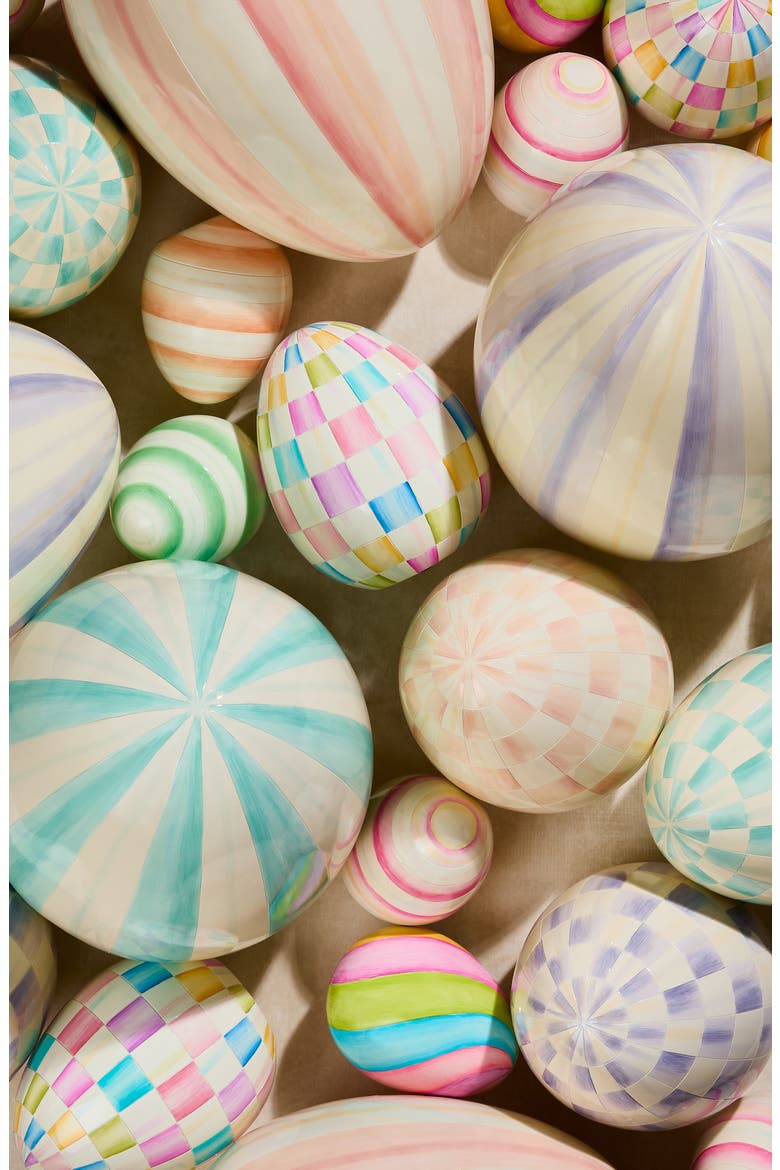 Aqua Stripe Medium Egg, Alternate, color, BLUE