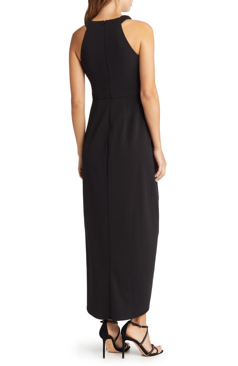 Xscape Evenings Halter Neck Midi Dress, Alternate, color,
