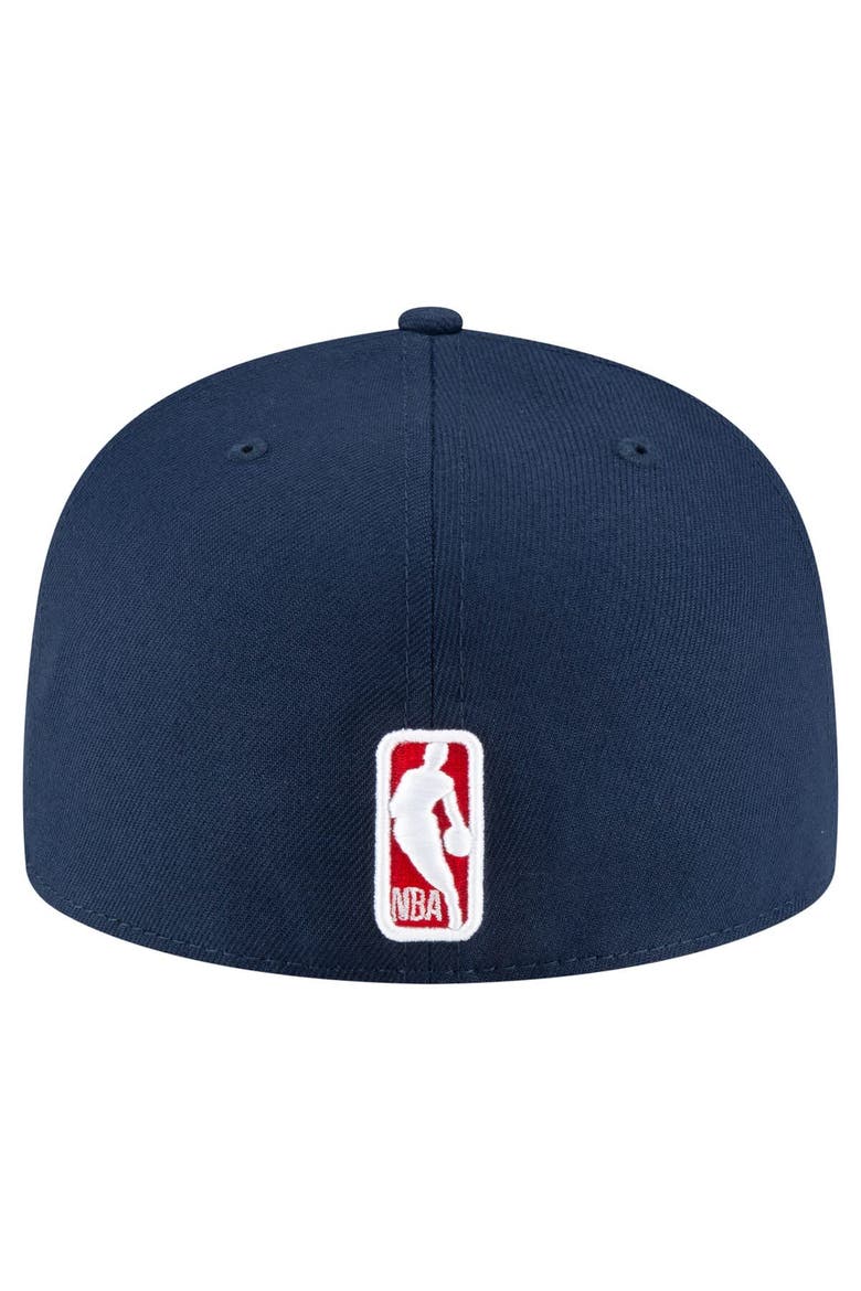 Men's New Era Navy LA Clippers 59FIFTY Fitted Hat, Alternate, color, Navy