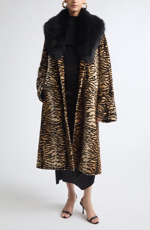 Nina Genuine Shearling Coat