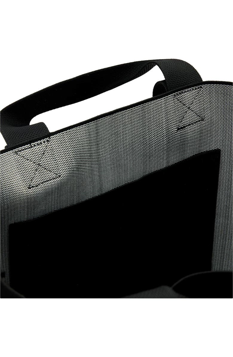 AllSaints Izzy Horseshoe Canvas Tote, Alternate, color, Black