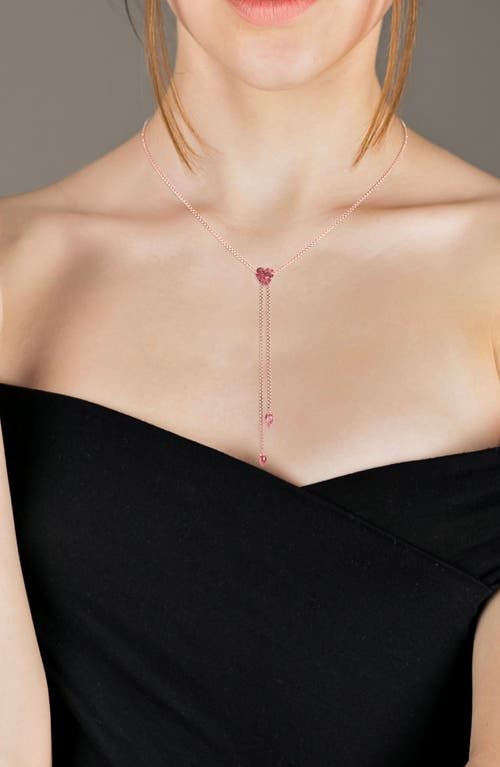 Luvmyjewelry Luv Me Lace Thulite Slide Y-necklace