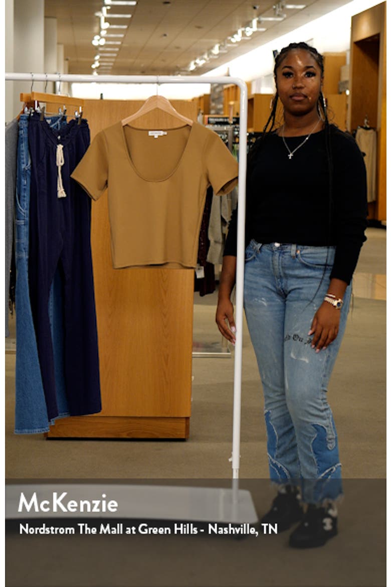 Sculpting Scoop Crop Tee video