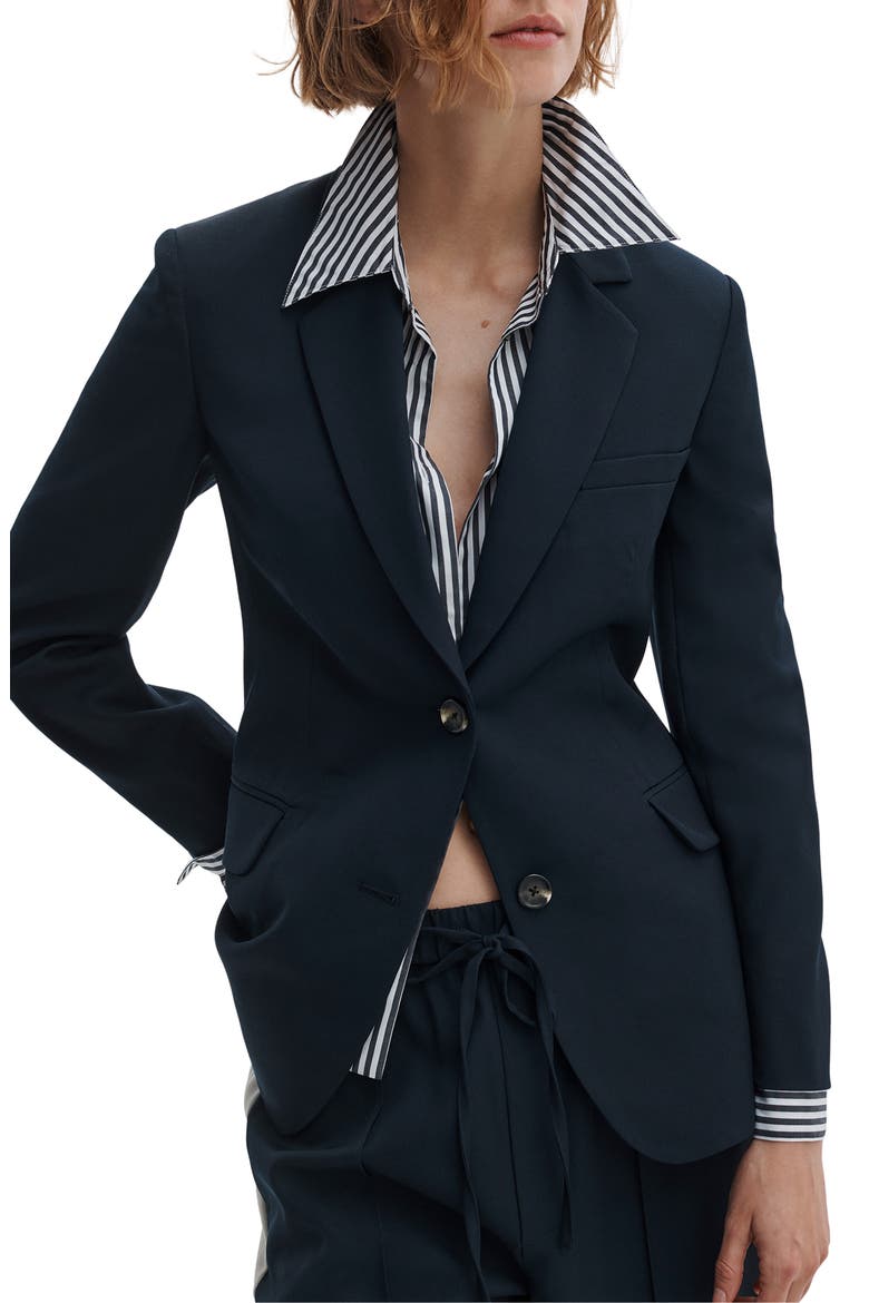 Layered Wool Blazer, Main, color, SAL