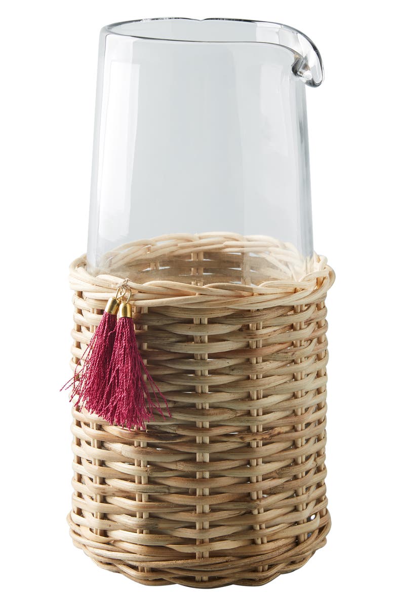 Anthropologie Home Elena Glass Pitcher, Alternate, color, 