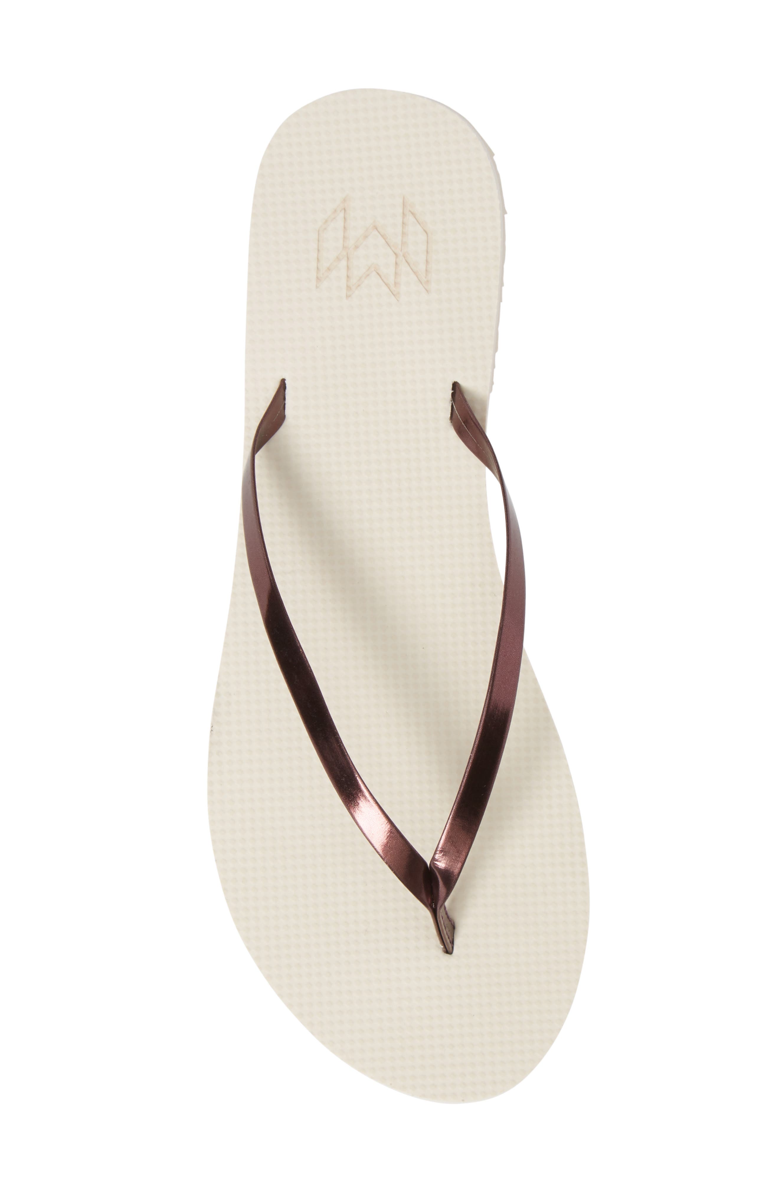 Lux Thong Sandal, Alternate, color, IRISH COFFEE