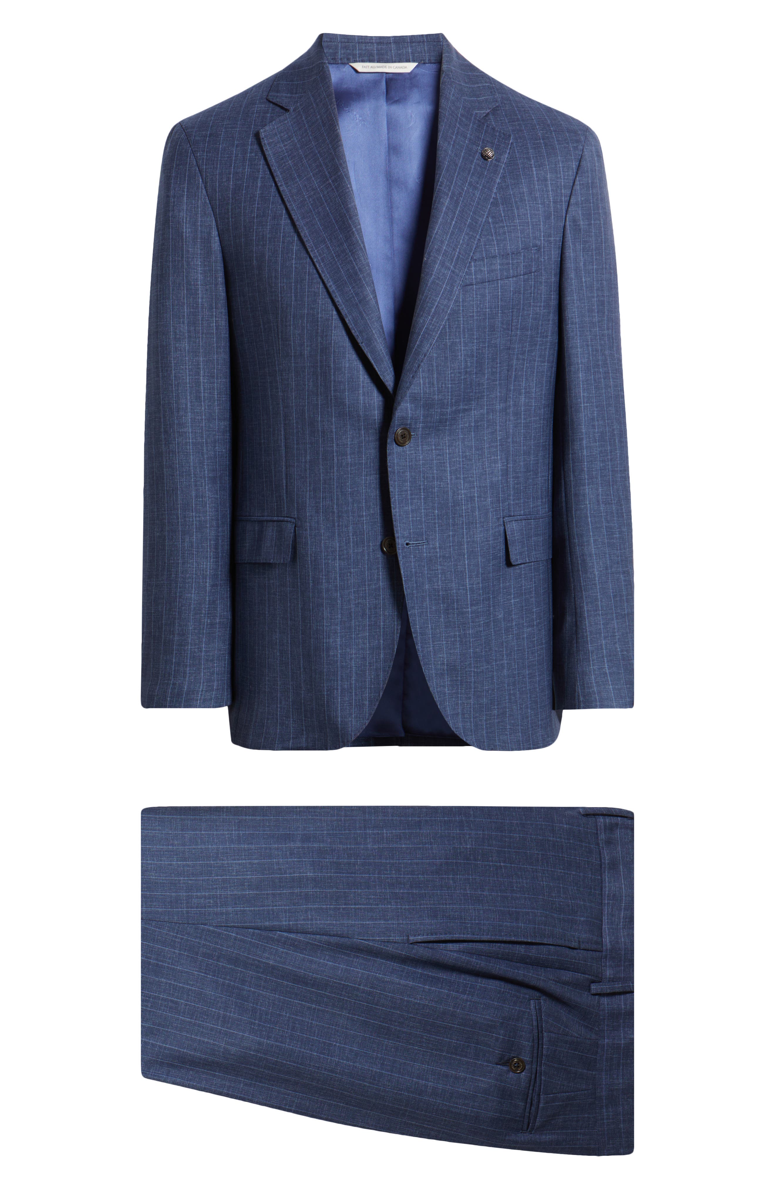 Мужские Jack Victor Mason Stripe Wool Siut — фото 8