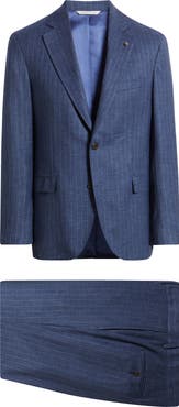 Jack Victor Mason Stripe Wool Siut