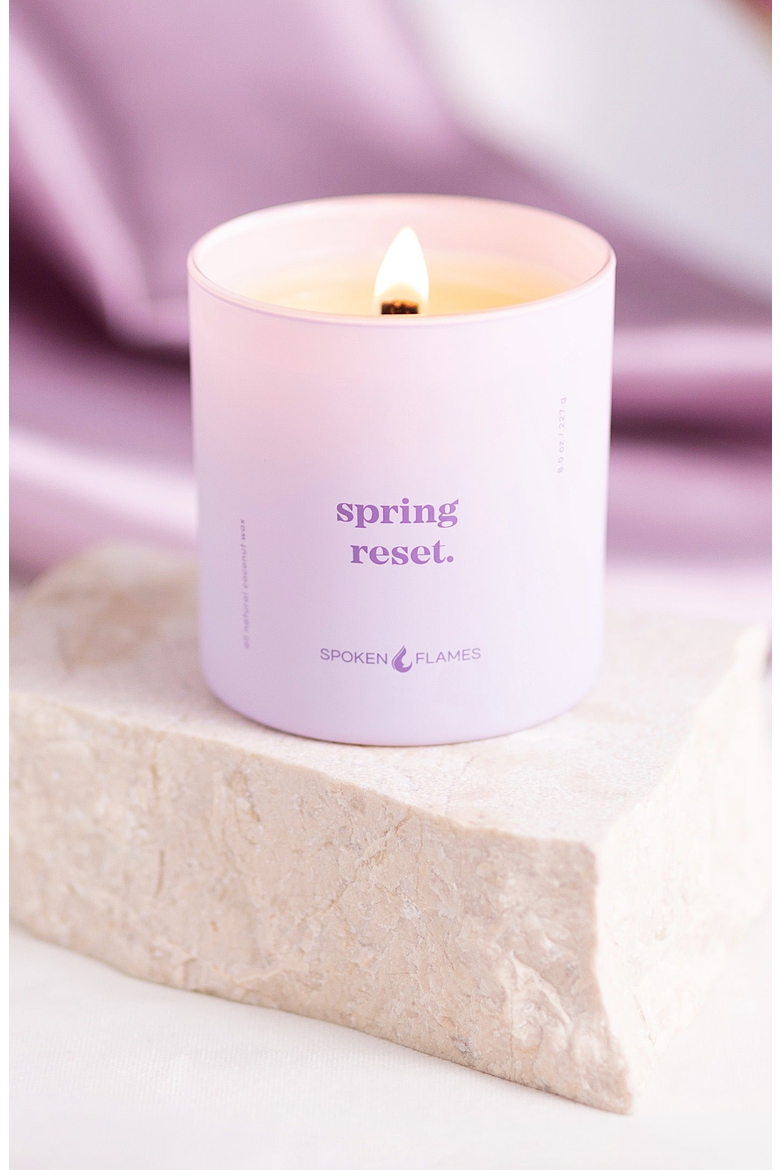 Spring Reset Candle, Alternate, color, Lavender
