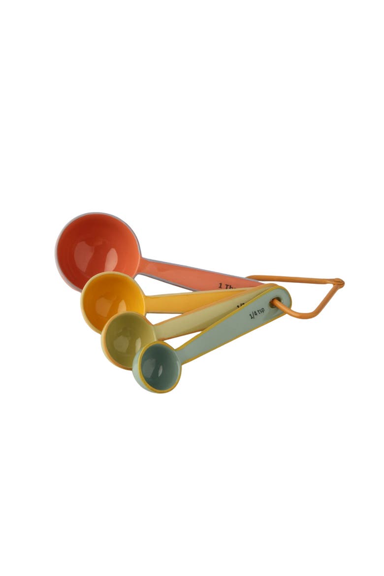 Harlow Multicolor Measuring Spoons, Main, color, Multicolor