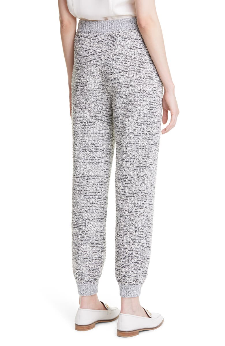 St. John Collection Bouclé Knit Jogger Pants, Alternate, color,