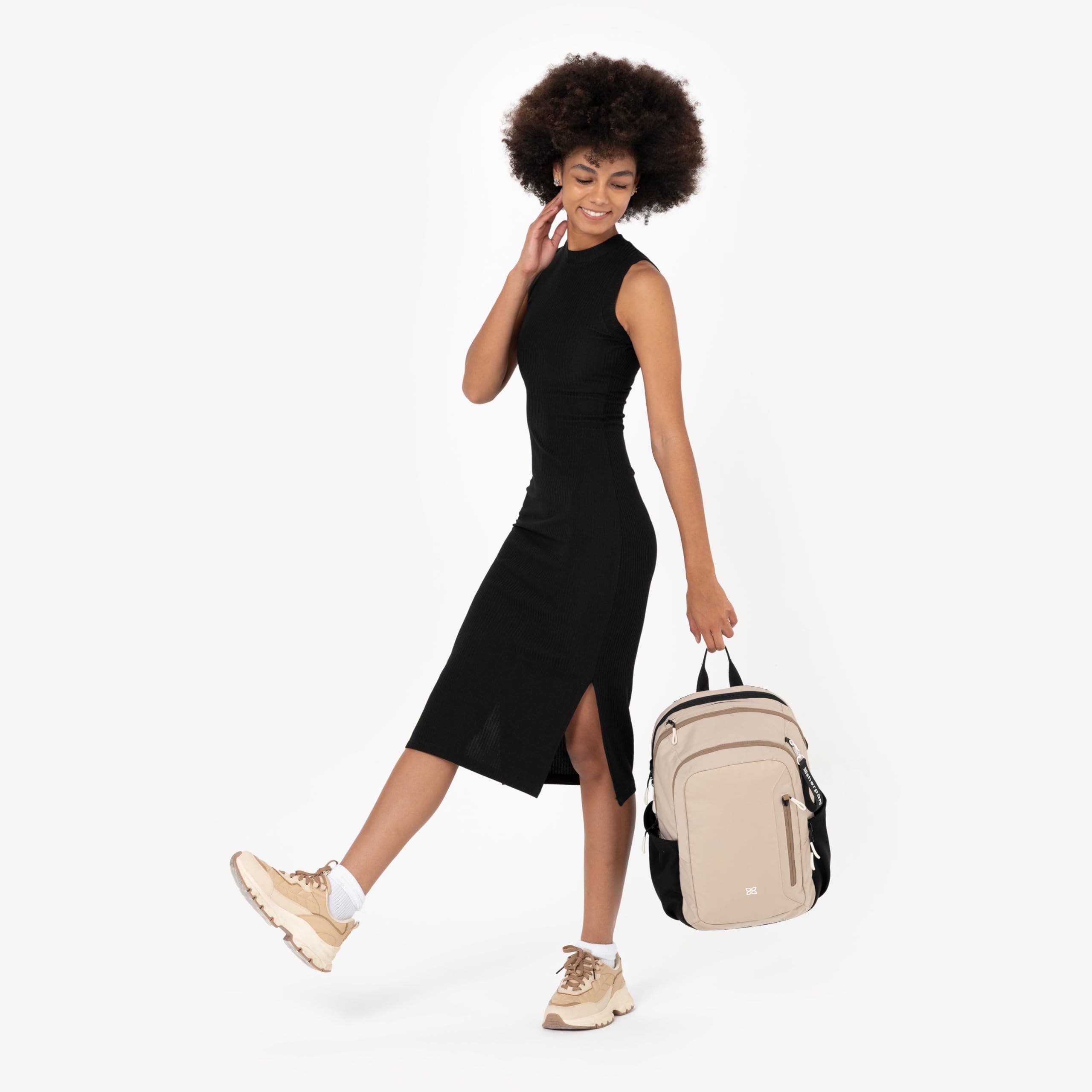 Sherpani Getaway  RFID Protection Laptop Backpack, 22L, Fits 15'' Laptop, Con Leche, Alternate, color, 