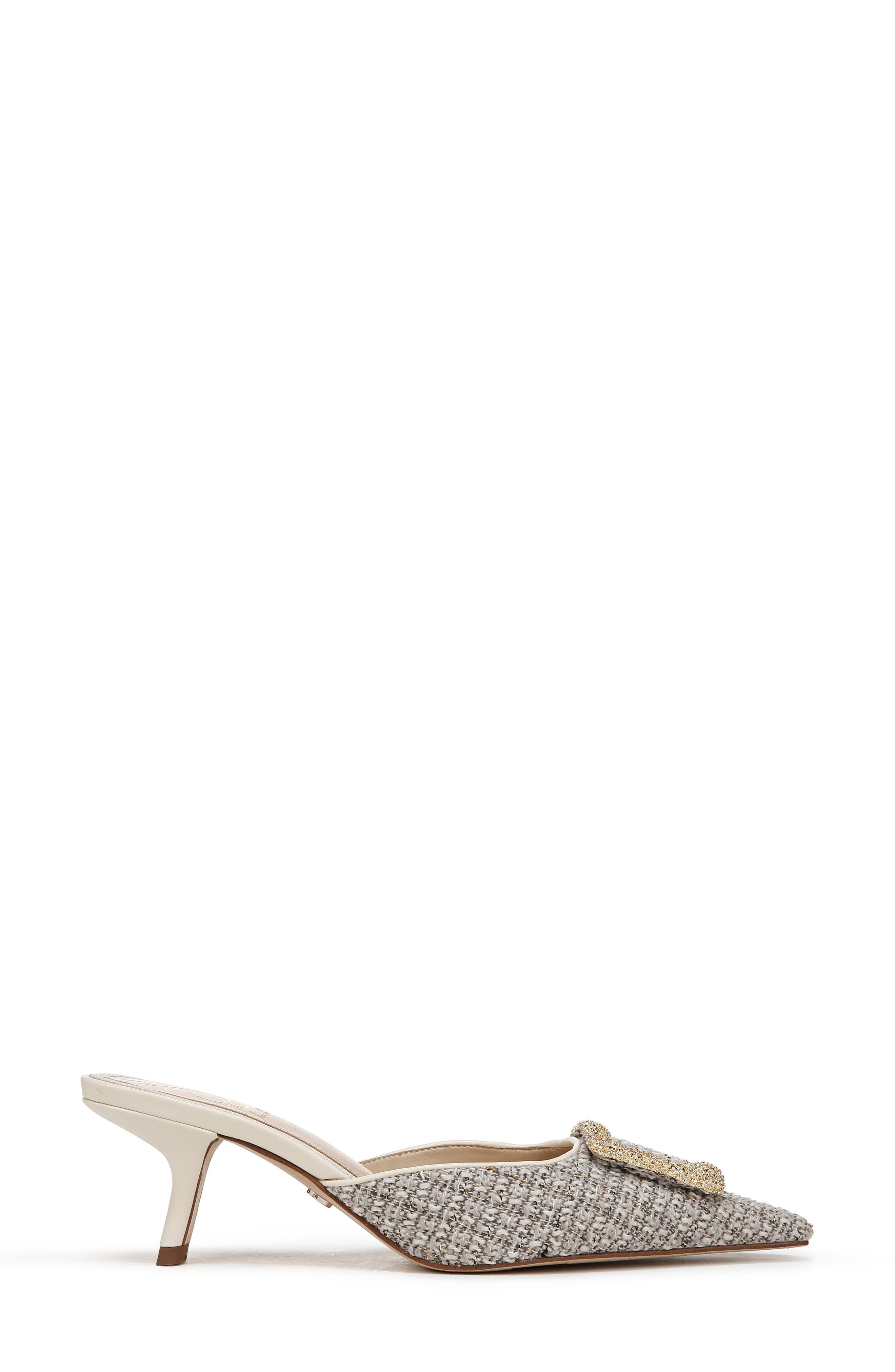 Sam Edelman Brit Pointed Toe Mule, Alternate, color, Ivory Multi