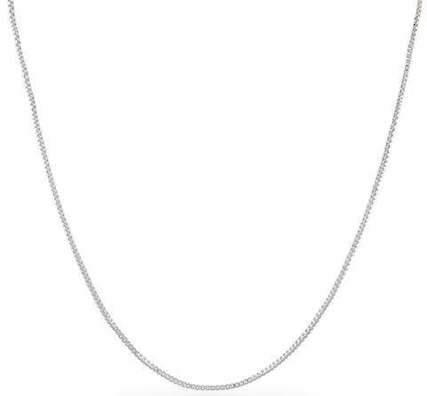 Sterling Silver Box Chain Necklace