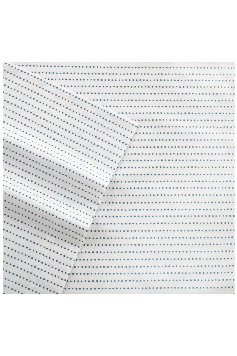 Radius 200 Thread Count Cotton Percale Sheet Set, Alternate, color, NAVY
