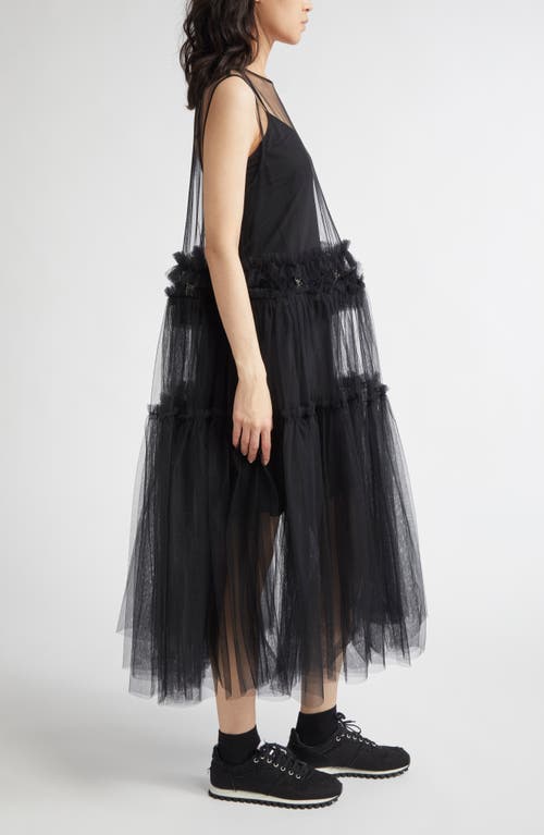 NOIR KEI NINOMIYA NOIR KEI NINOMIYA DETACHABLE SKIRT TULLE DRESS 