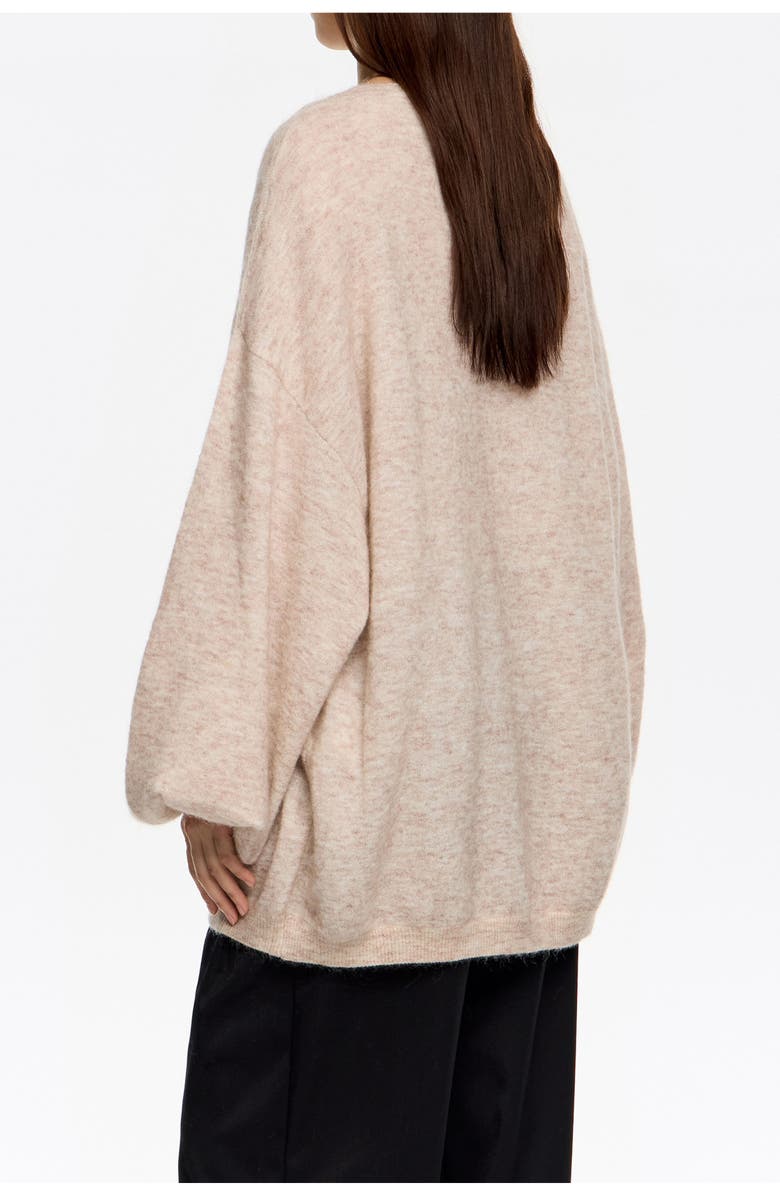 Bimba y Lola Long Mohair Sweater, Alternate, color, Sand