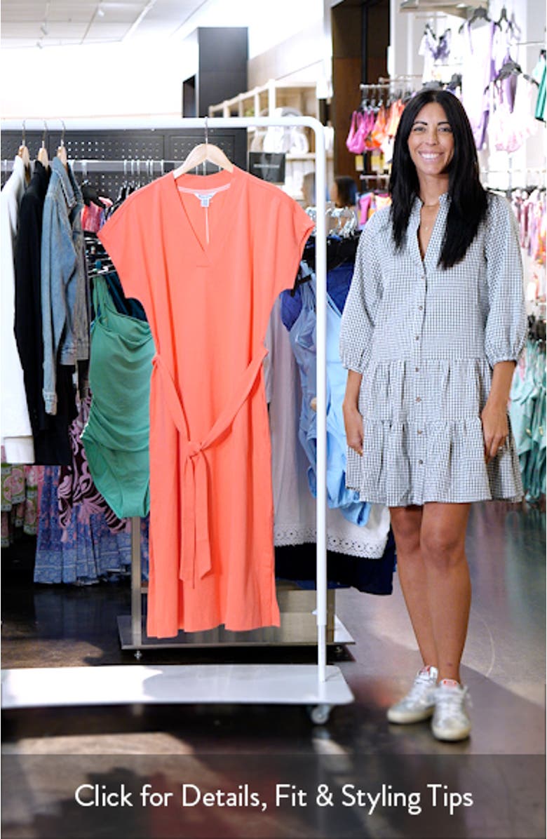 Islandscape Cotton Jersey Midi Dress, sales video thumbnail