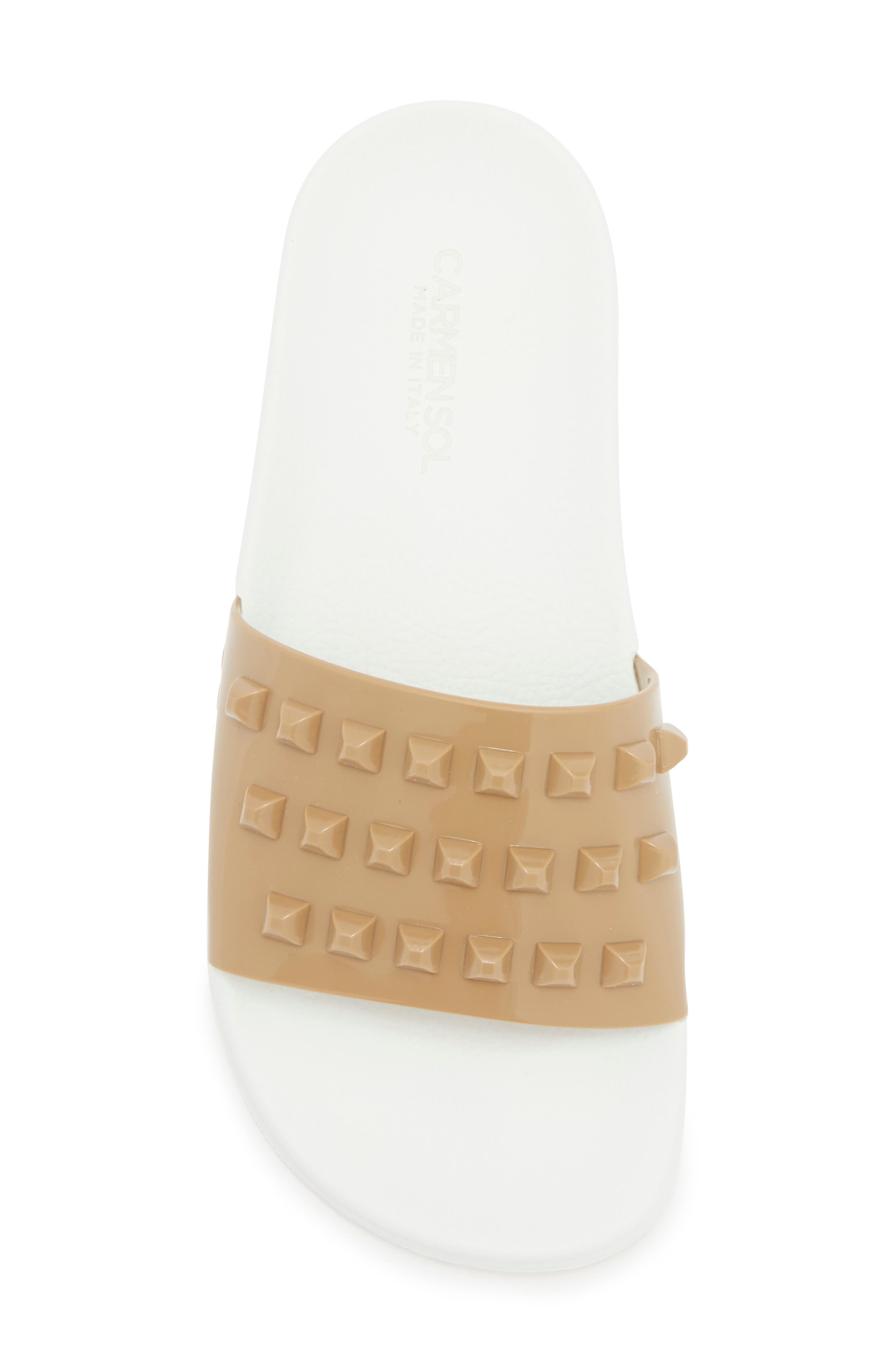 Franco Waterproof Slide Sandal, Alternate, color, BEIGE