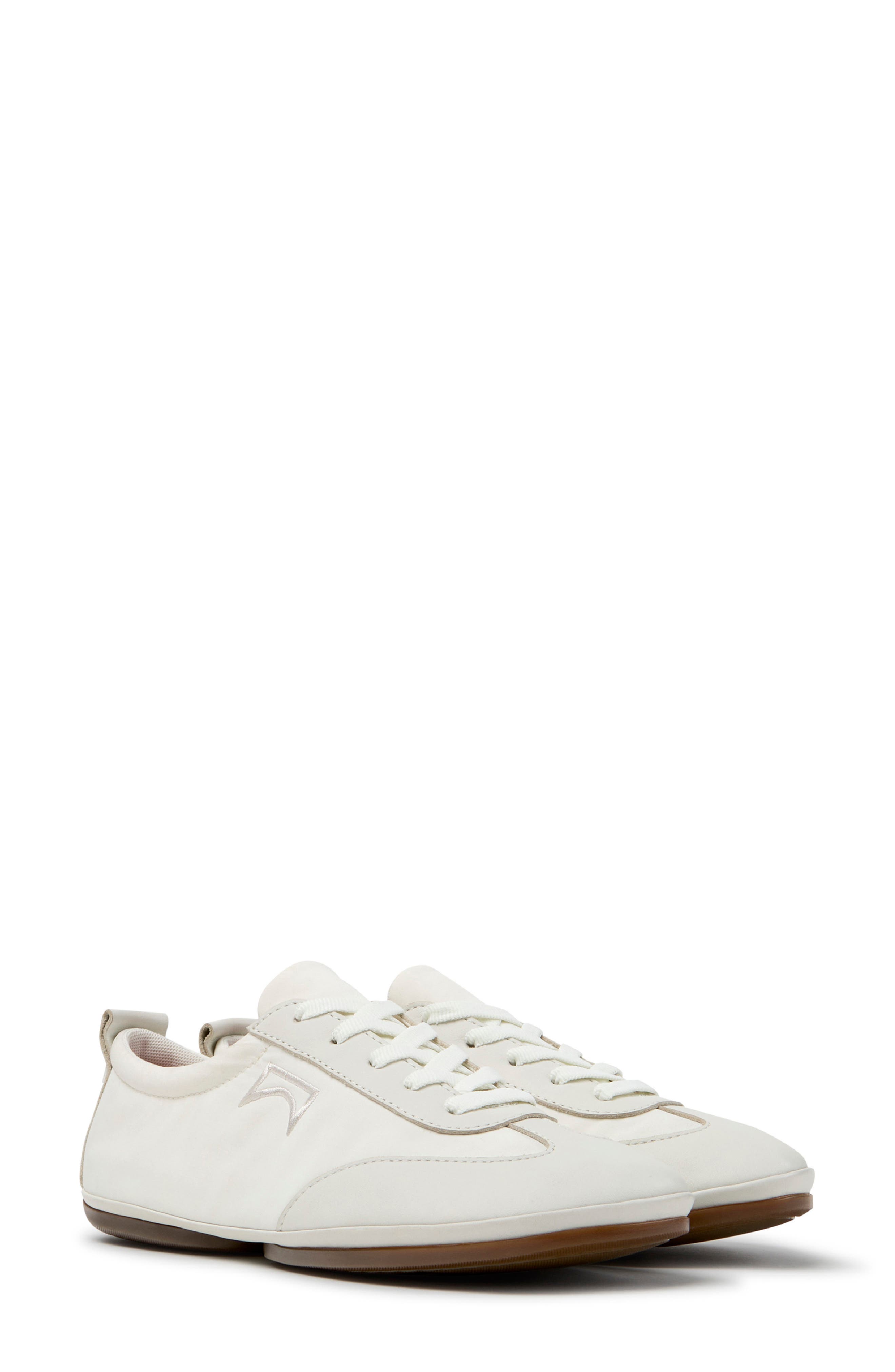 Right Nina Sneaker, Main, color, WHITE NATURAL