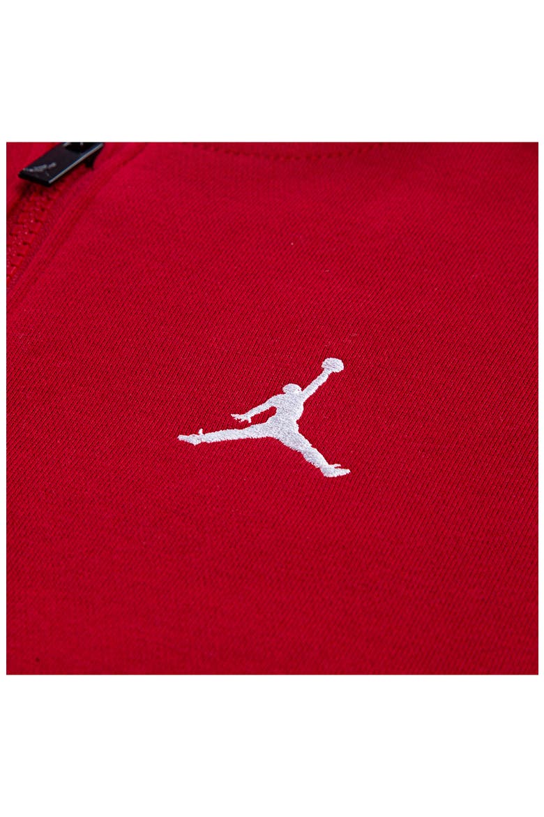 Kids' Brooklyn Fleece Zip-Up Hoodie, Alternate, color, GYM RED