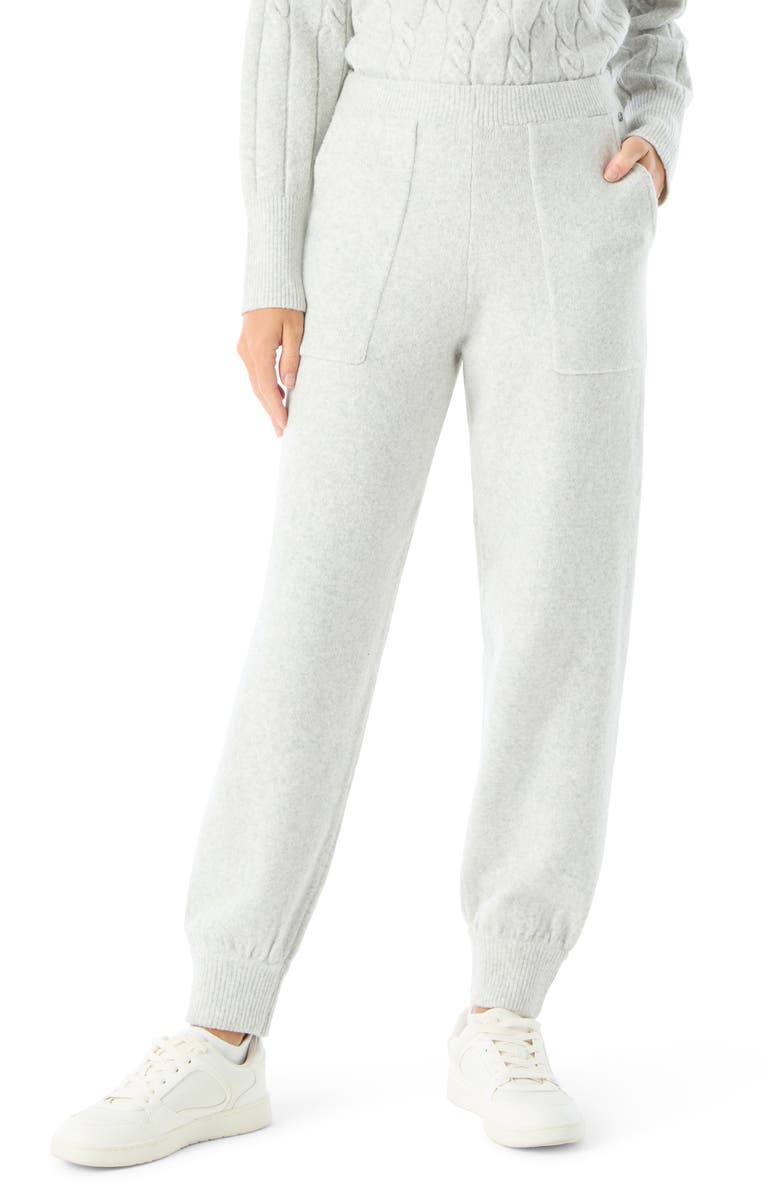 DO by Dee Ocleppo Greer Knit Joggers, Main, color, Light Heather Grey