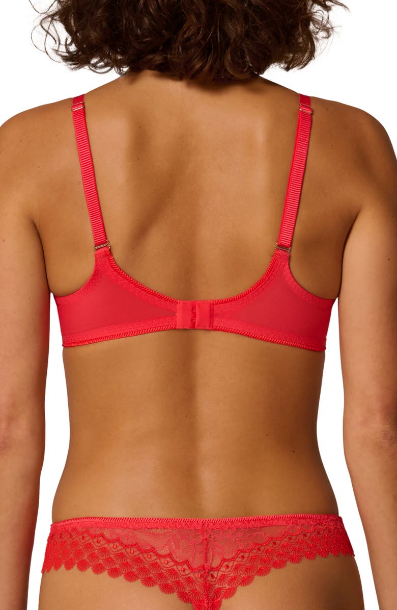 Simone Perele Radieuse Underwire Bra, Alternate, color, Flamingo