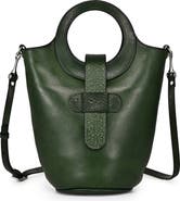 OLD TREND Lily Genuine Leather Structured Everyday Bucket Crossbody