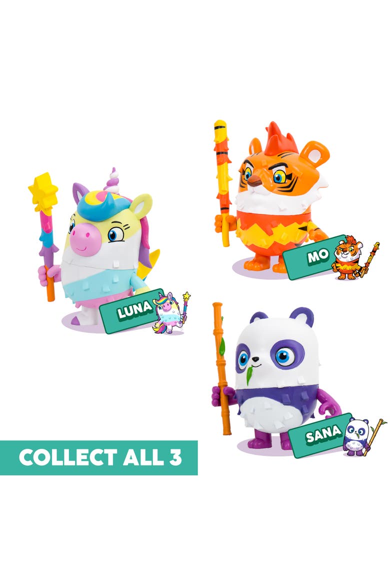 Pinata Box Sana The Panda 5" Pinata Character W/ Stick, Alternate, color, Multicolored