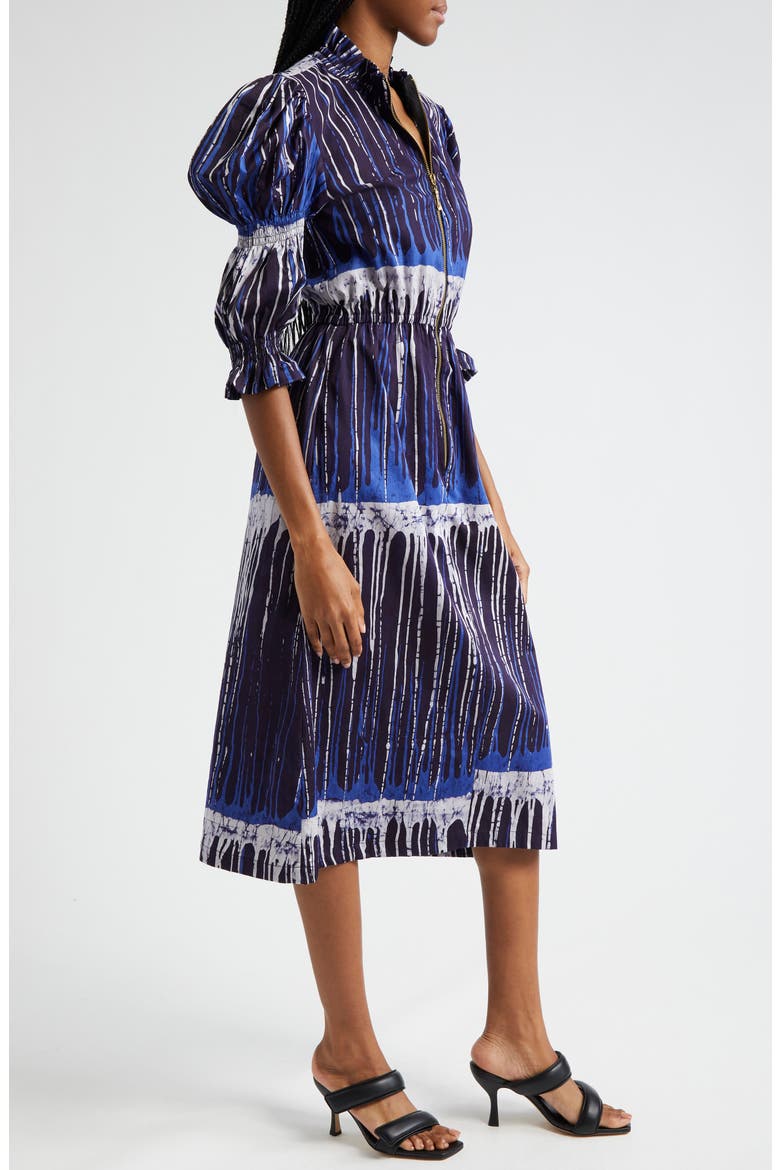 Alaiye Midi Dress, Alternate, color, BLUE