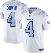 Nike Men's Nike James Cook III White Buffalo Bills 2025 Rivalries Collection Limited Jersey