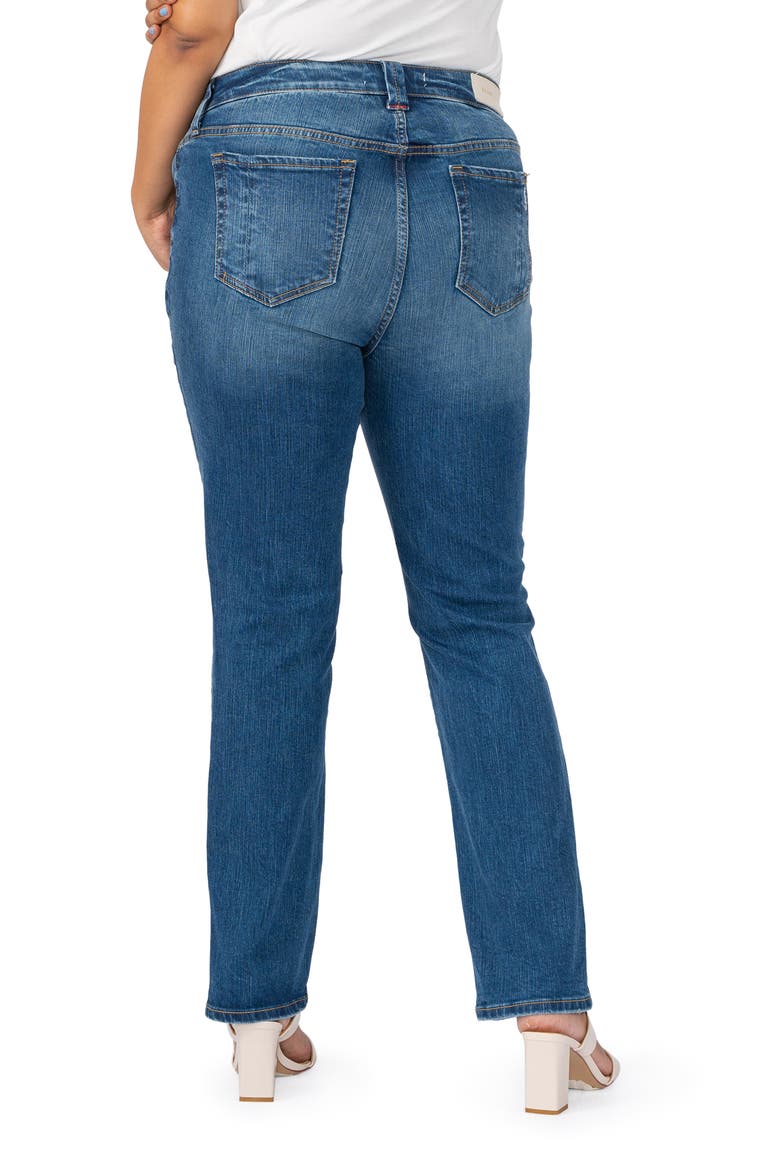 High Waist Straight Leg Jeans, Alternate, color, NYLAH