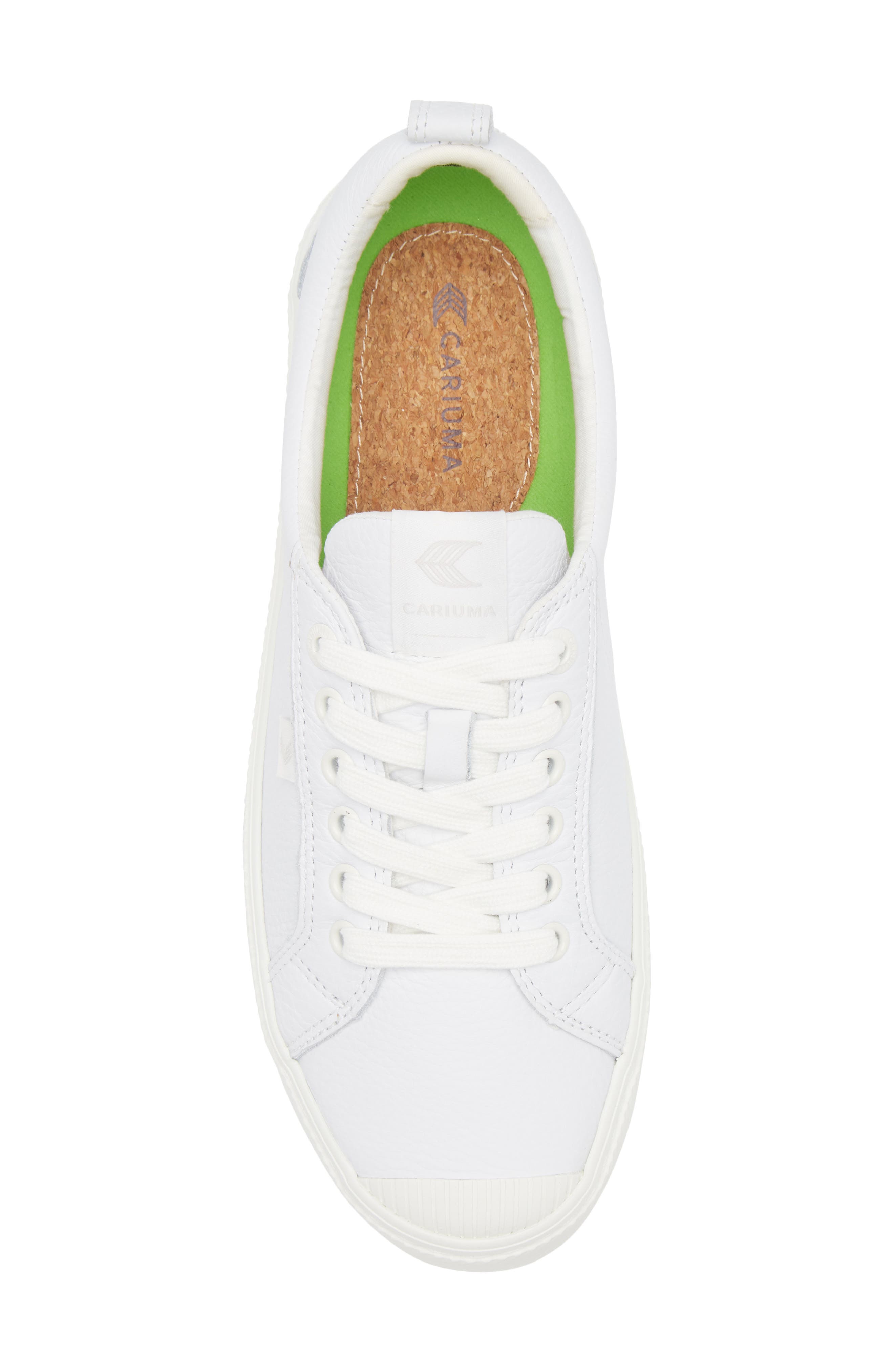 Cariuma OCA Low Cap Tie Sneaker, Alternate, color, White